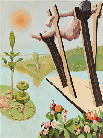 BENNY ANDREWS (1930 - 2006, AMERICAN) Cradle.                                                                                                    